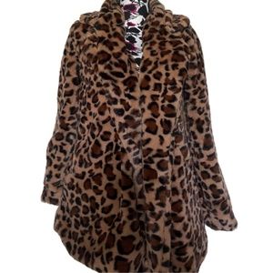 Love Tree Faux Fur Jacket